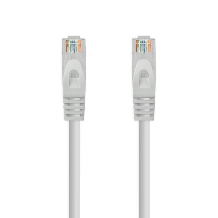 Nanocable Cable de red Cat6a U/UTP RJ45 10 m Gris AWG24 LSZH